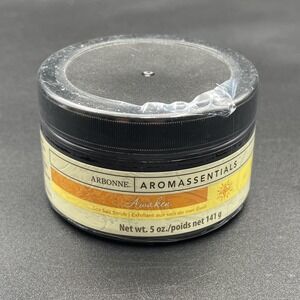 Arbonne Aromassentials Awaken Sea Salt body foot Scrub 5 oz Brand New Sealed